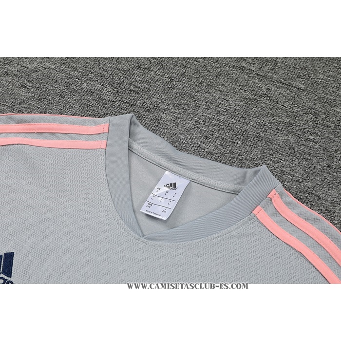Chandal del Arsenal 22-23 Manga Corta Gris - Pantalon Corto